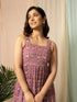MULMUL NEITY FLORAL JAAL HAND BLOCK PRINTED MIDI DRESS MULMUL NEITY FLORAL JAAL HAND BLOCK PRINTED MIDI DRESS